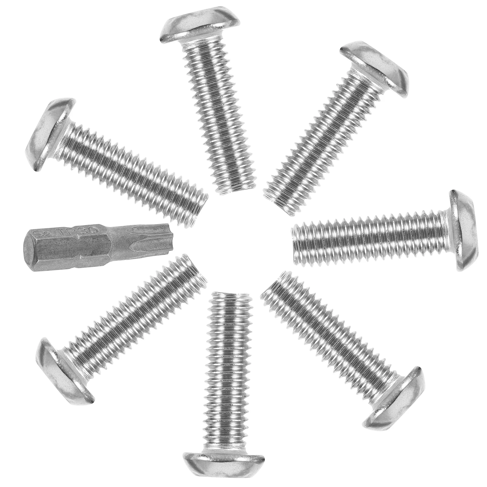 

Stainless Steel License Round Theft Proof Bolts High Security Easy Install Car Plate Screw Kit Bulk Screws for License