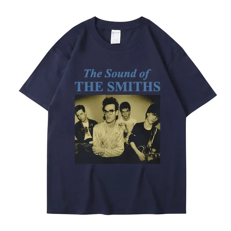 The Smiths The Queen Is Dead Graphic T Shirt Rock Band 1980 Morrissey Vintage Gothic Tees Unisex Cotton Loose T-Shirt Streetwear