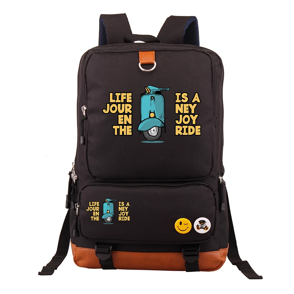 

2026 Large Capacity Motorcycle & Business Casual Travel Laptop Backpack Ideal for Middle School Students And Note-Taking