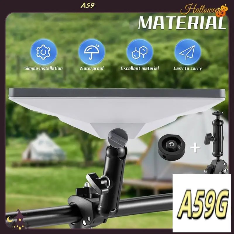 

G9-RV Ladder Pole Mount With Adjustable Angle Clamp For Starlink Mini For Roof Racks, Rvs, Boats