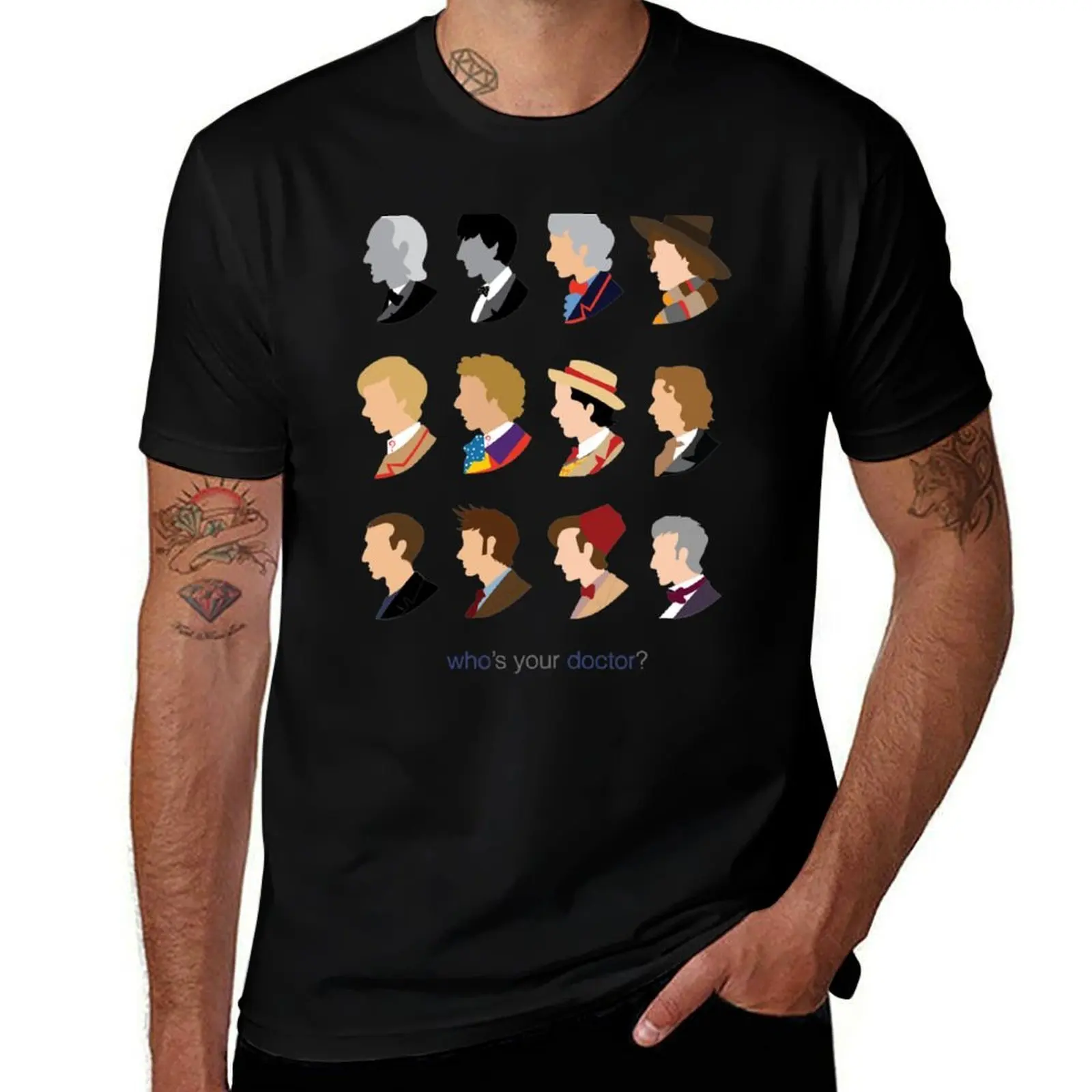Who_s Your Doctor T-Shirt High Elasticity Sports Tee Shirt