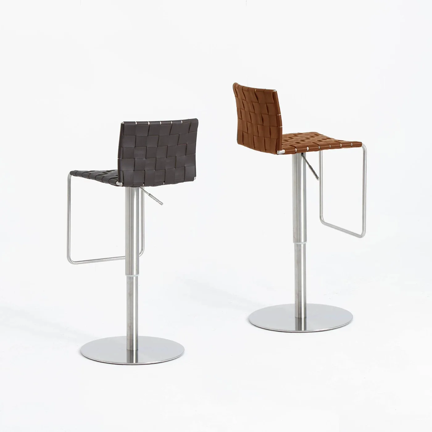 Bar Chair  Home Lifting Bar Woven High Chair Stool High Foot Backrest Island