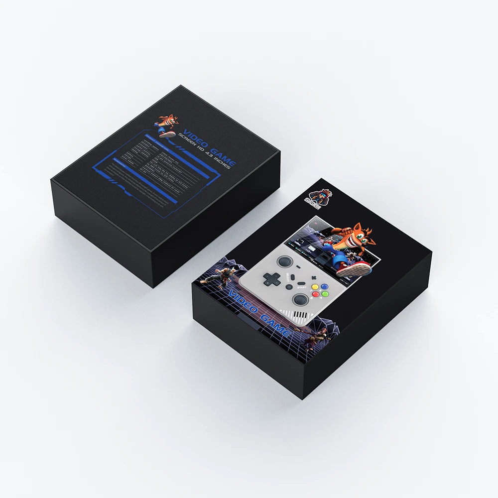 

R43 M18 Pro Ретро портативная игровая консоль HD 4,3-дюймовый светодиодный экран Оригинальный 3D домашний 4K Большой PSP PS1 Встроенный 25 симуляторов