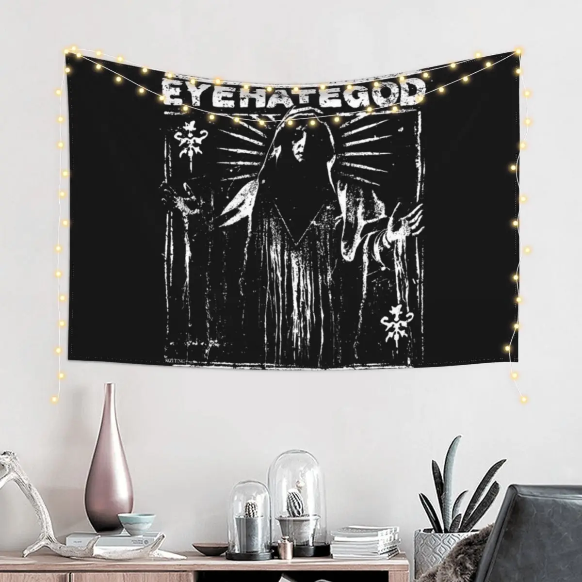 Eyehategod Tapestry On The Wall Room Decore Aesthetic Tapestry