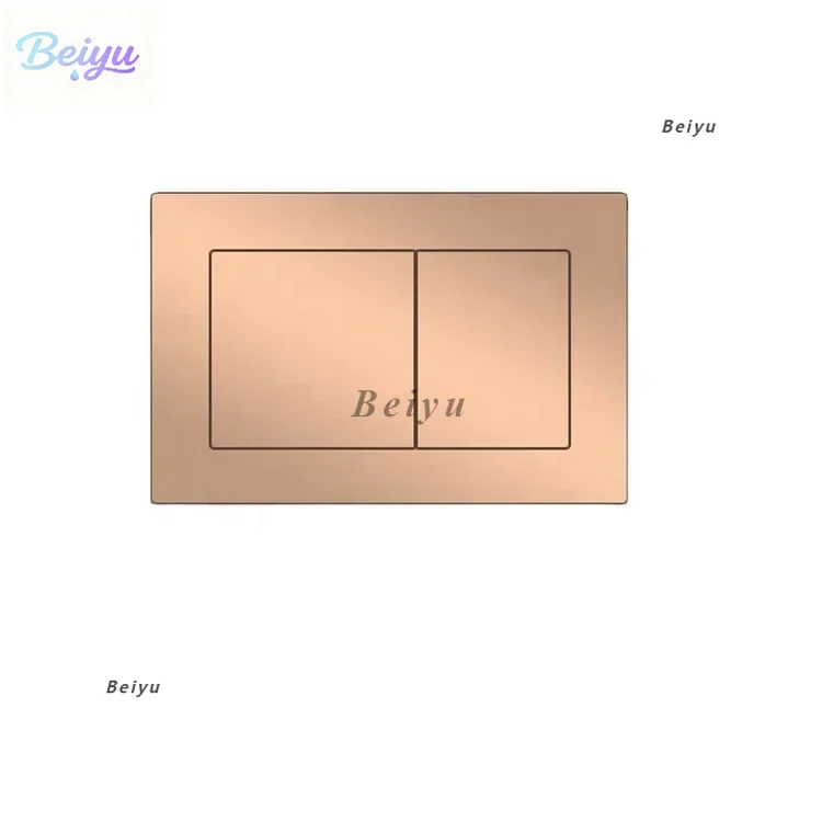 Plaque de chasse d'eau à bouton-poussoir en or Rose, accessoires de réservoir en acier inoxydable, Compatible Geberit Sigma, finition brossée