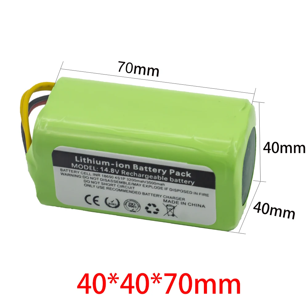 Odkurzacz bateria 14.8V/14.4V 4S1P 3200mAh dla Chuwi/Polaris/Kitfort/DIBEA/Ecovacs/iBoto iLife/Genio/Liectroux/Xiaomi