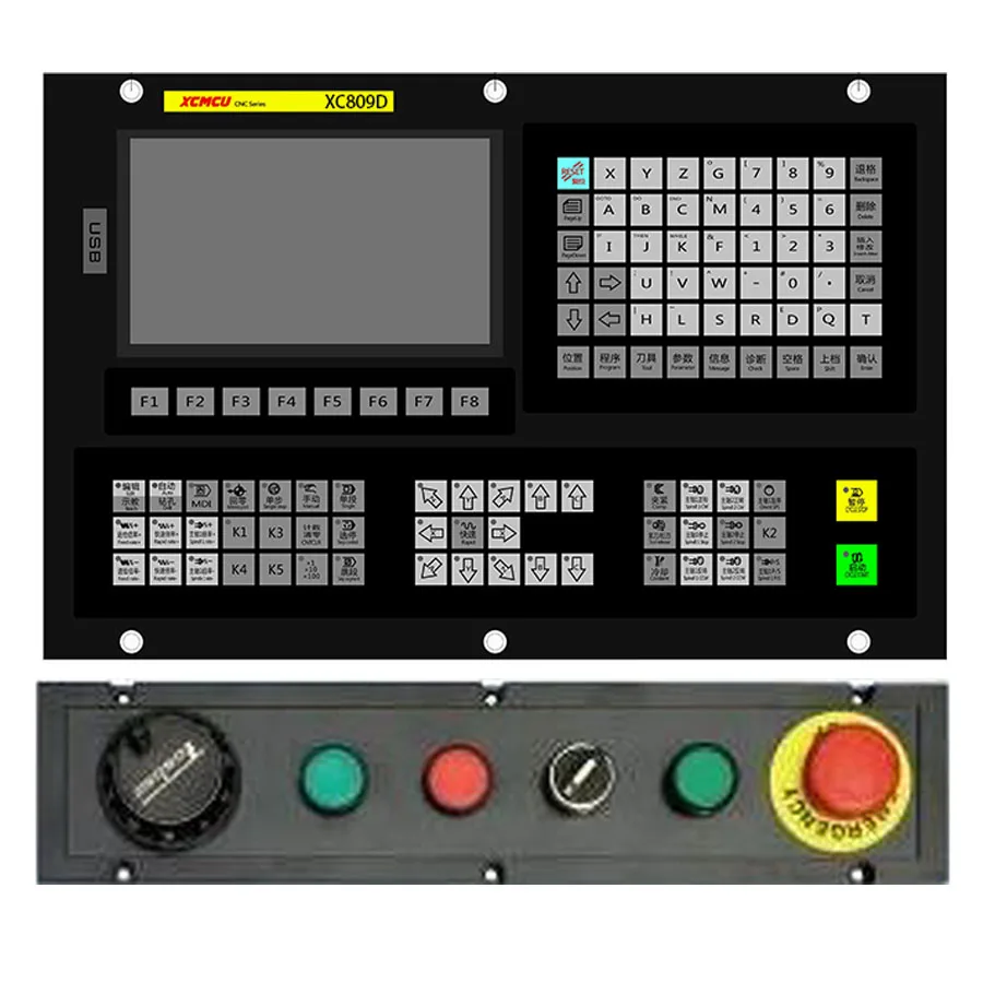 XC809D 3/4/5/6 axis linkage engraving, milling, drilling and tapping CNC system with tool library function absolute value