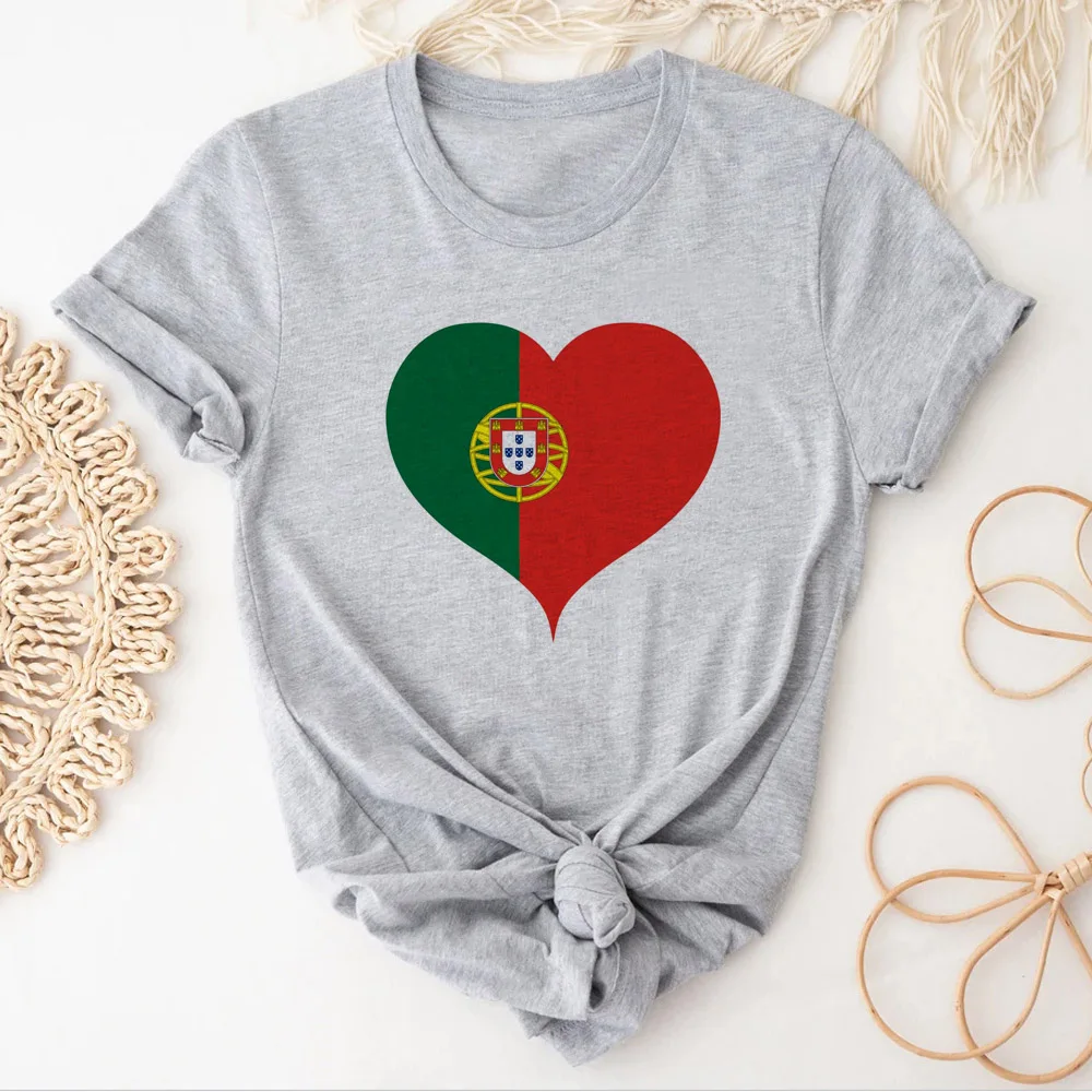 

Portugal Tee women comic tshirt girl designer Japanese clothing