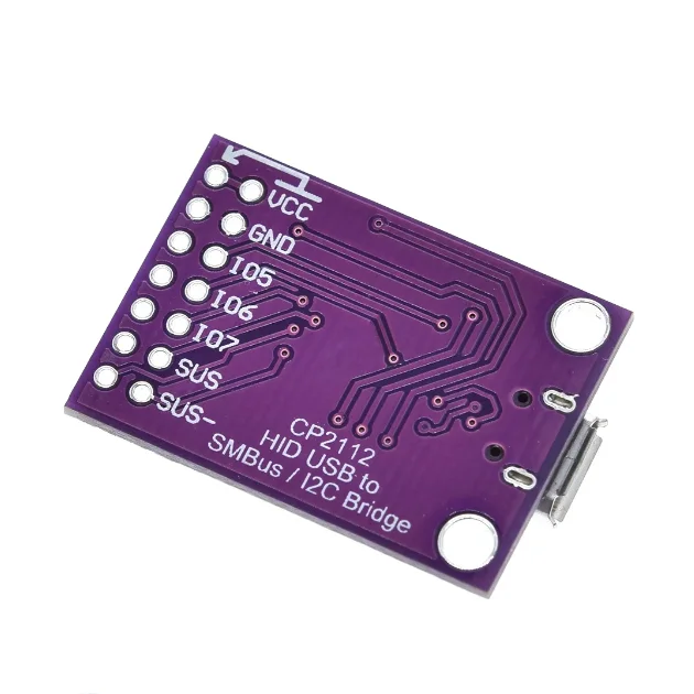 CP2112 TPYC-C Placa de depuración de interfaz MICRO USB Módulo de comunicación USB a I2C