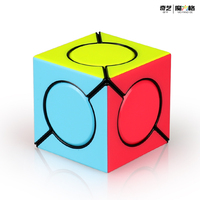 QiYi Six Spot Cube Magic Speed Cube Stickerless Professional Fidget Toys Qiyi Fangyuan Cubo Magico Puzzle