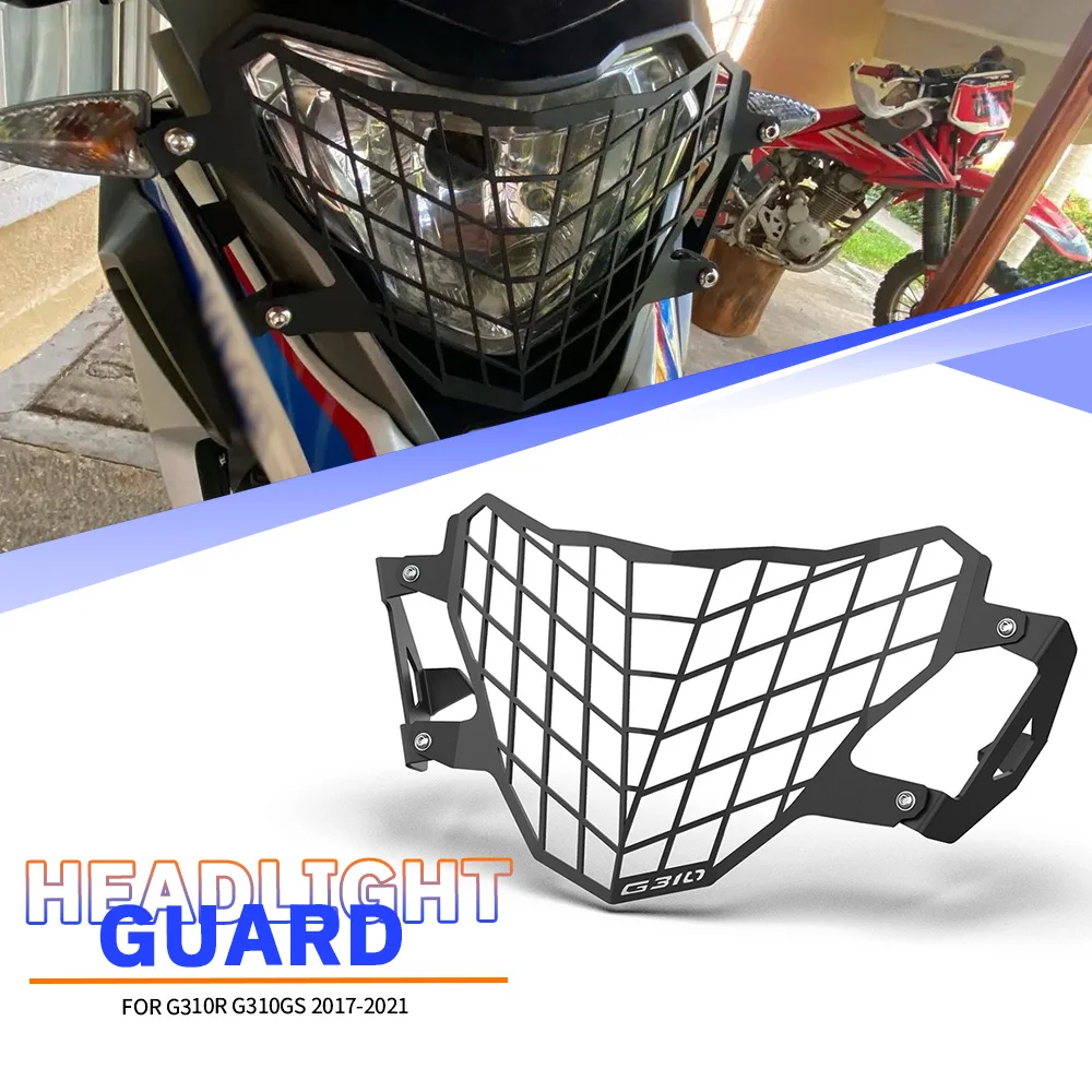 

FOR BMW G310GS G310R Stainless Steel Motorcycle Accessories Front Headlight Guard Cover Protector Parts 2017 2018 2019 2020 2021