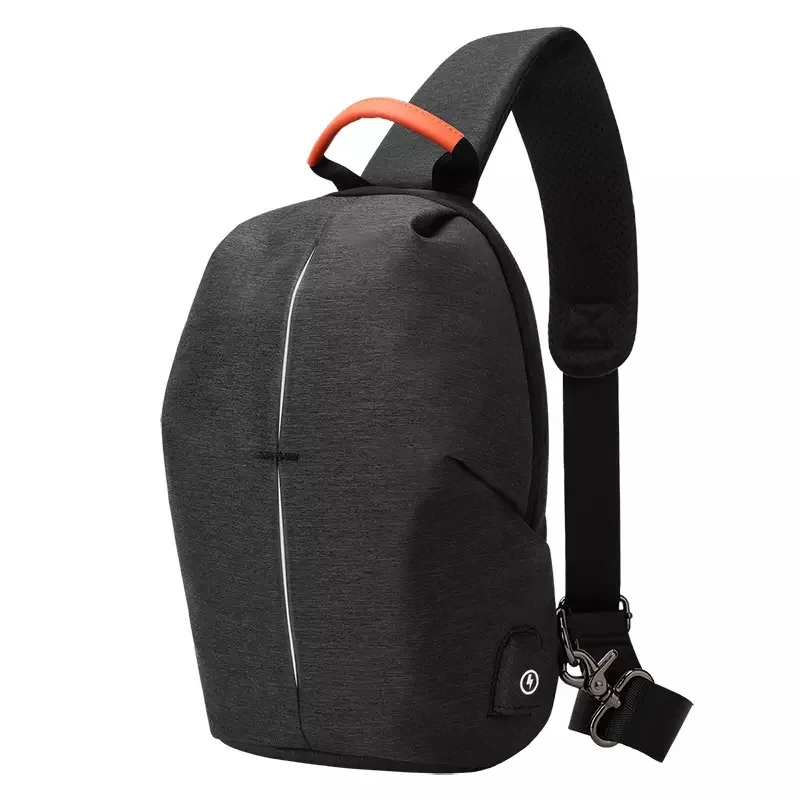 2023 New Men's Chest Bag Outdoor Multifunctional Waterproof One Shoulder Crossbody Backpack Large Capacity Lightweight Strap Bag