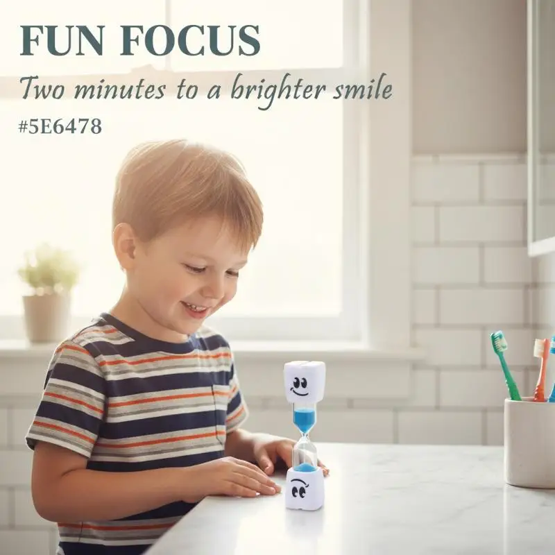 2-Minute Creative Big-Eye Timer  Timer Children Tooth Brushing Sandglass Kitchen Timers Sand Clock Kids Gift