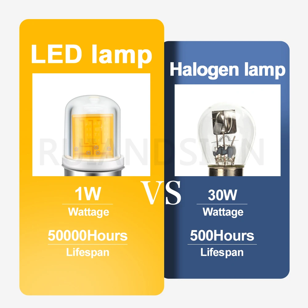 BA15D LED 220V Candle Spotlight Bulb S25 Indicator Fridge Freezer Refrigerator Chandeliers Lamp Sewing Machine Lamp 2Pcs