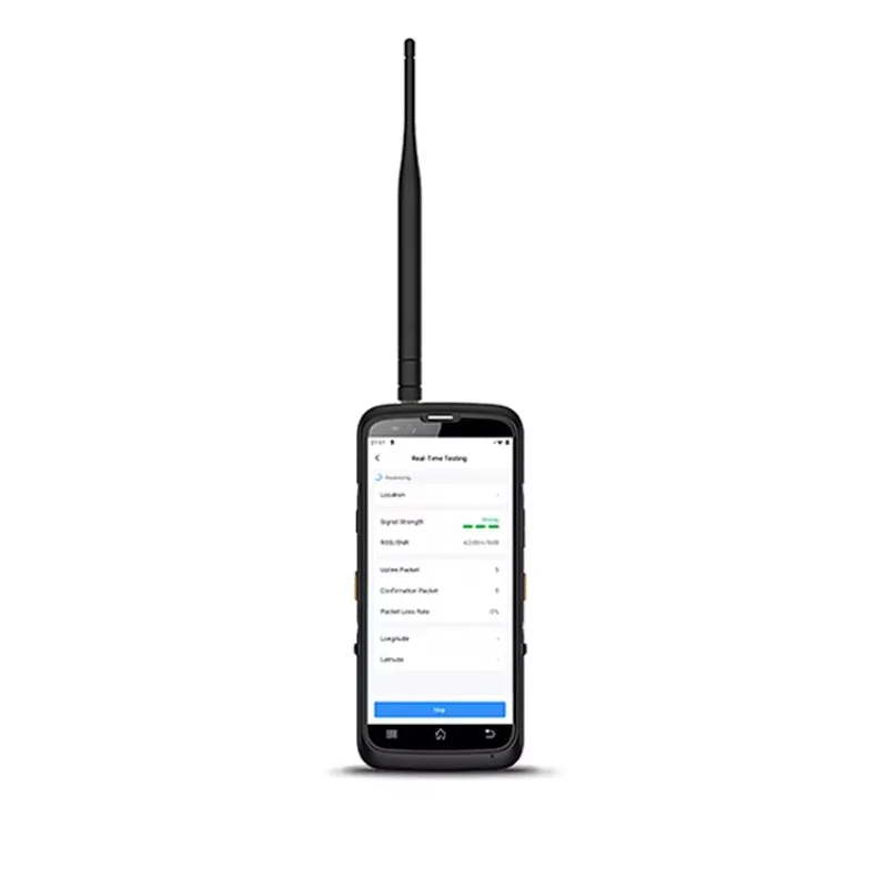 Milesight FT101 LoRaWAN V1.0.3 Field Tester 5.72" SX1262 GNSS -137 DBm 8 h Battery USB-C CE for Smart-City Warehouse Survey