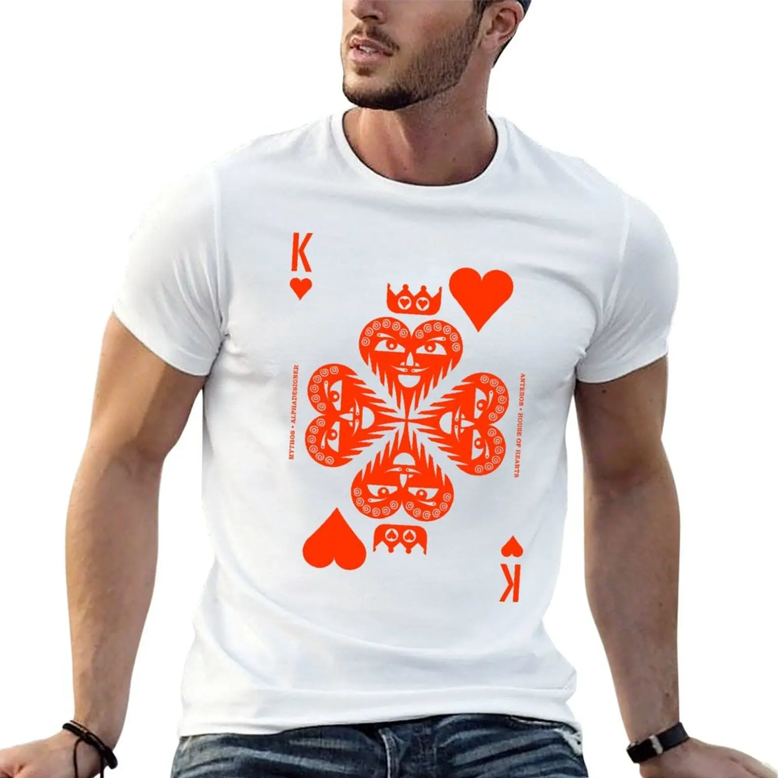 

Anteros King of Hearts T-Shirt man t shirt summer t shirts for man cotton T-Shirt