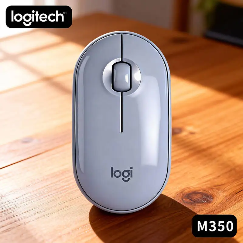 

Logitech M350 Wireless Silent Mouse Compact Size for Small Desk Spaces