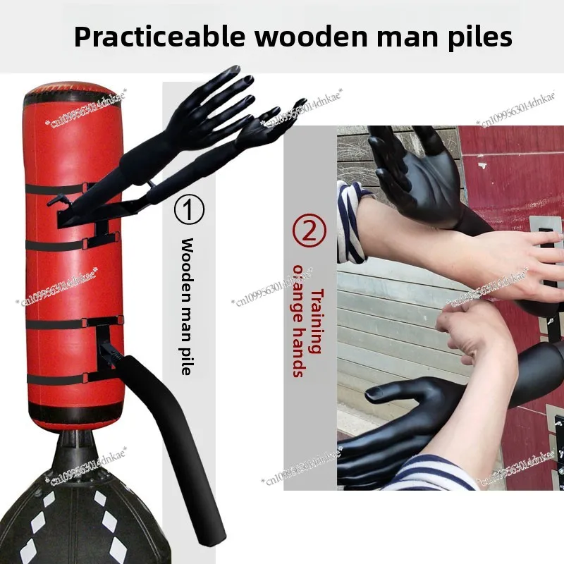 

Wing Chun Hand Trainer, Multi-functional Hand Wooden Pile, Spring Pile, Capture Anti-joint Trainer