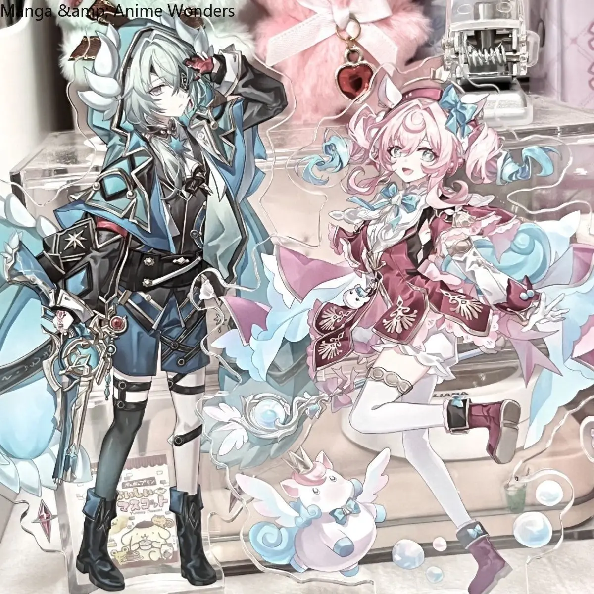 

Anime Hyacinthia Anaxa Asahina Honkai: Star Rail Acrylic Stand Desk Display Cosplay Standing Figure Collection Halloween Gift