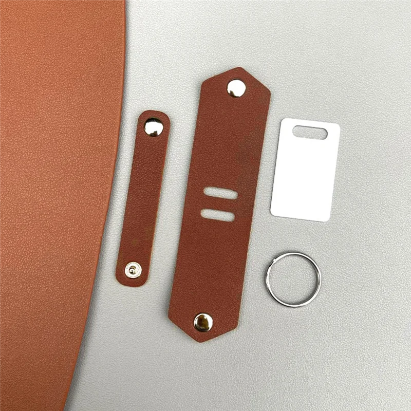 

L74A Кожаный Брелок Фото УФ Цветной Печать Пользовательский Брелок Персонализированный Текст Выгравированный Календарь Дата