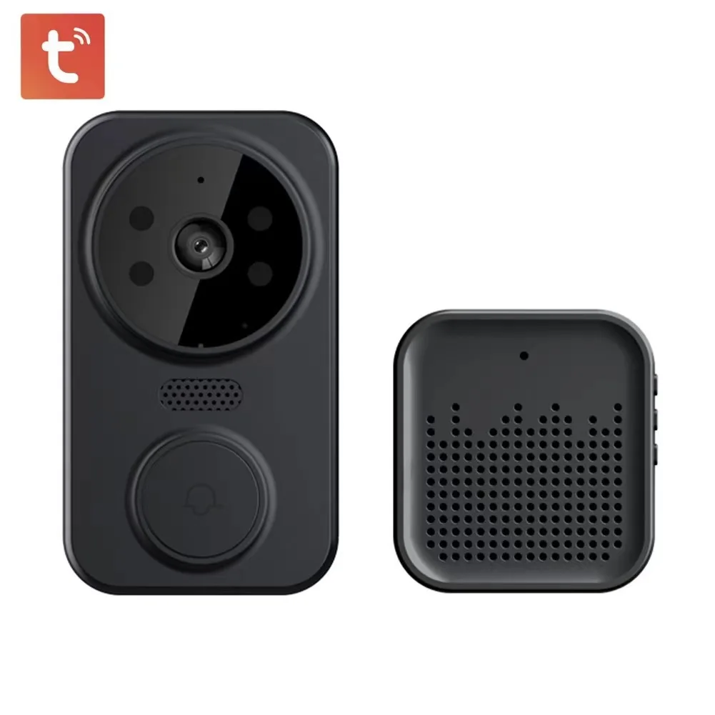 Tuya APP 720P Wireless WIFI Doorbell Free Cloud Storage  Visual Doorviewer  Long Time Standby Video Door Phone view 2