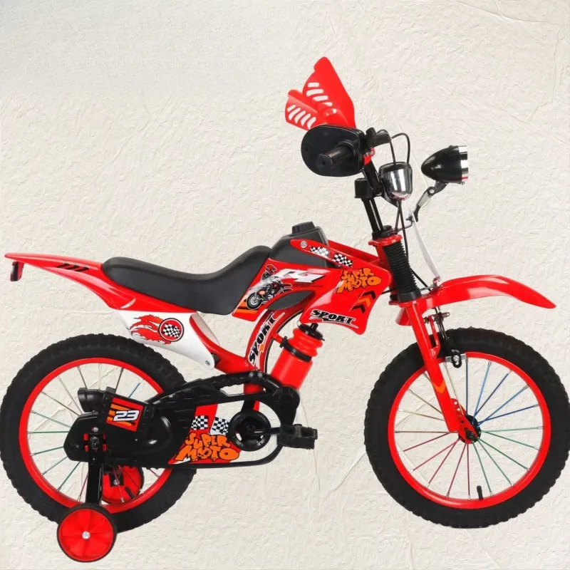 Kindermotoren, fietsen, off-road motorfietsen voor jongens en meisjes, 12/16 inch fietsen - afbeelding 1