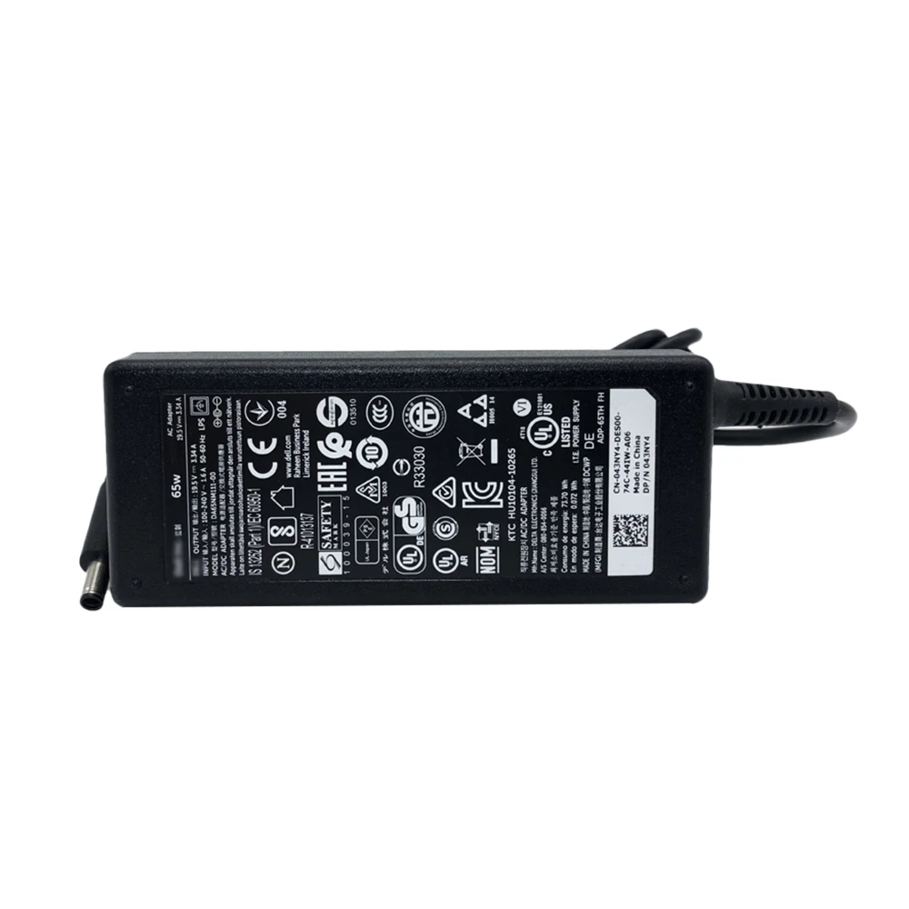 オリジナルDA65NM111-00 19.5v 3.34A 4.5 × 3.0ミリメートル65ワット電源アダプタdellのinspiron 11-3147 11-3148充電器