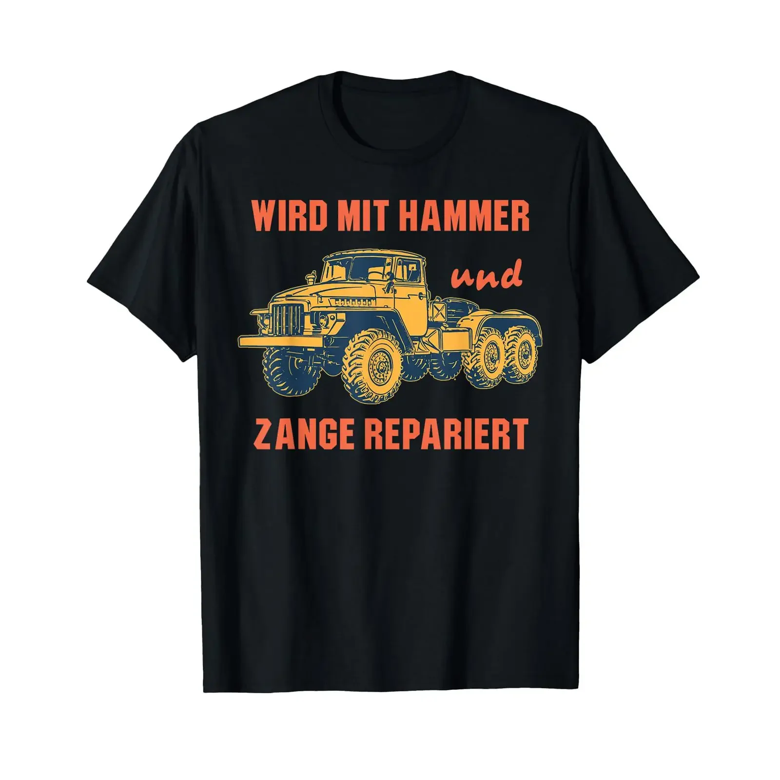 Ural 375 Truck Offroad East Germany Military Slogan T Shirt vintage Washed Top For Everyday Wear Soft streetwear homme Unisex