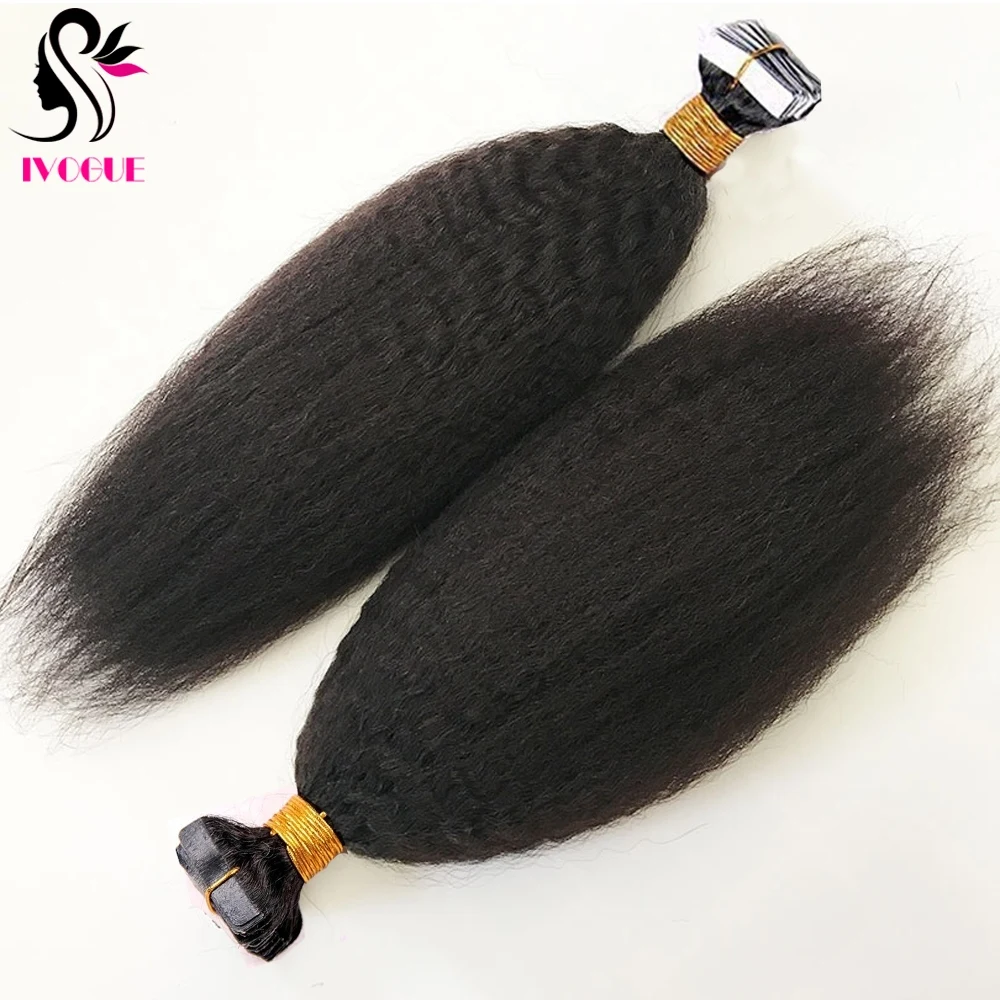 Yaki Pita Lurus Dalam Ekstensi Rambut Manusia Keriting Lurus Kulit Kain Perekat Terlihat Peru Remy Pita Rambut Di untuk Wanita