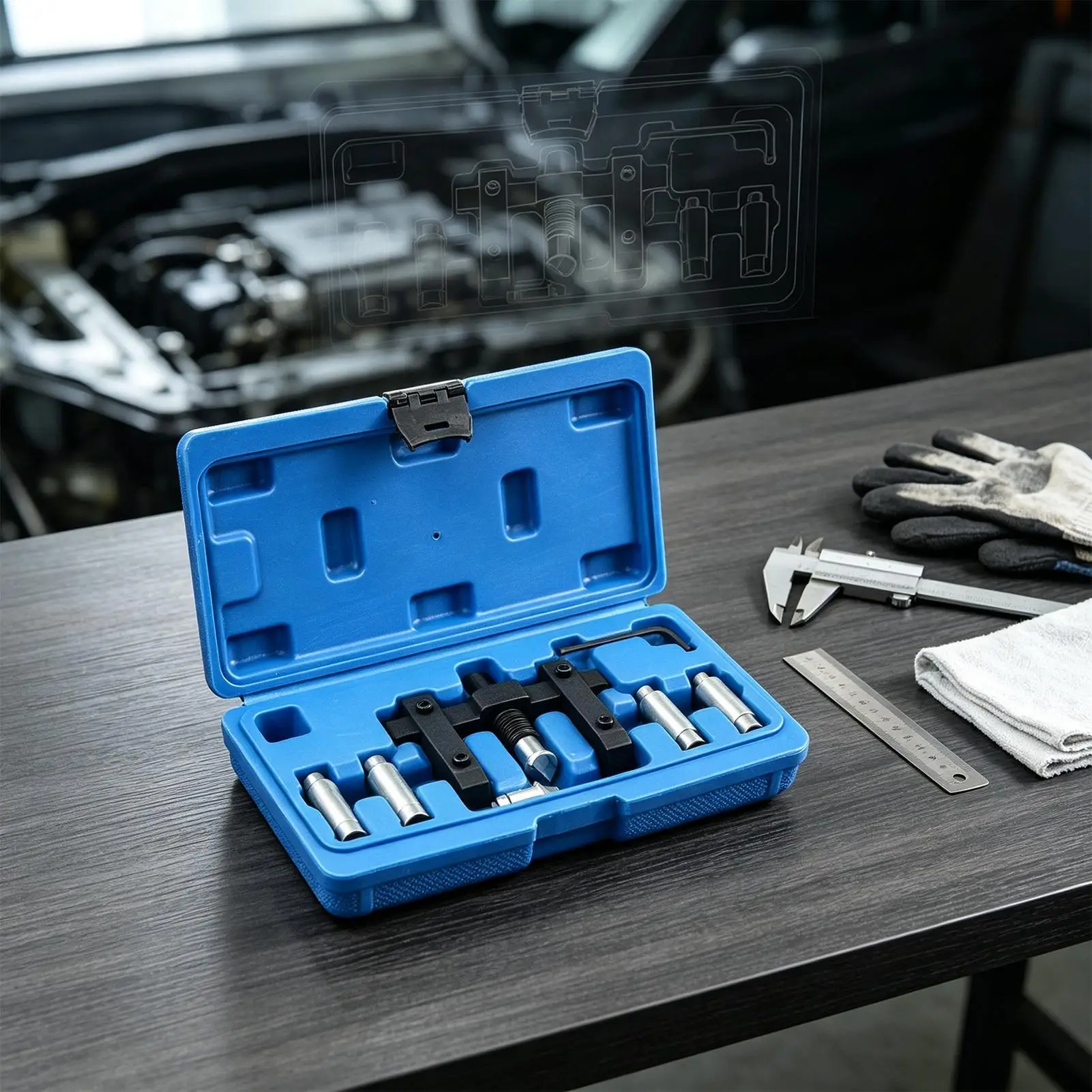 Knuckle Spreader Tool Heavy Duty Steel Shock Absorber Removal Suspension Strut Spreader Tool For Vehicle Car Suspension Repair
