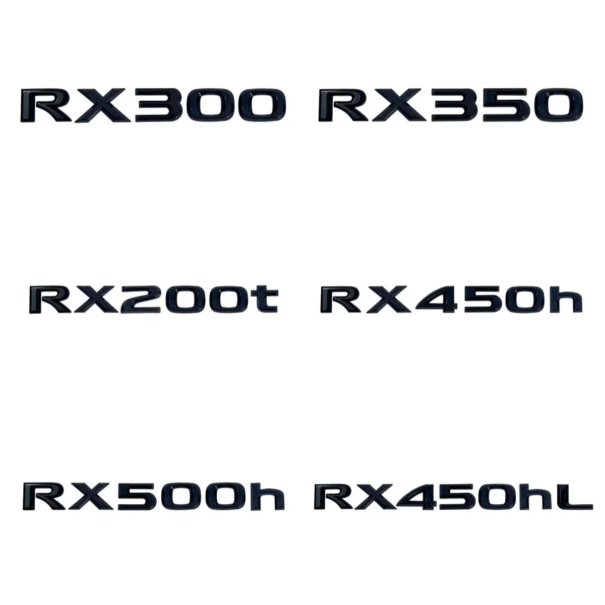 

Наклейка на автомобиль, подходящая для Lexus RX300, RX350, RX350h, RX450h, RX450hl, RX500h, RX200t, декоративная металлическая наклейка с буквами для задней эмблемы.