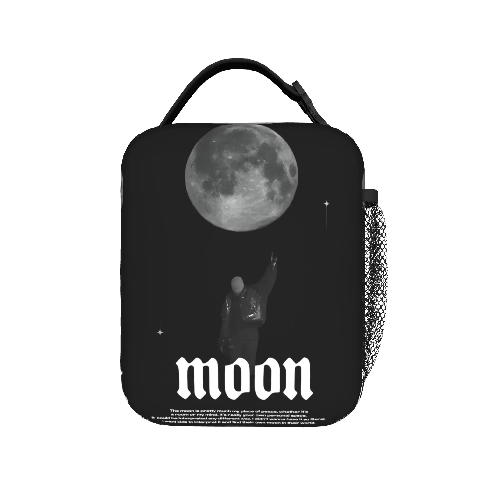 Rapper Kanye West Insulated Lunch Bags Cooler Bag Reusable,Lunch Container Record Producer Tote Lunch Box Bento Pouch Work
