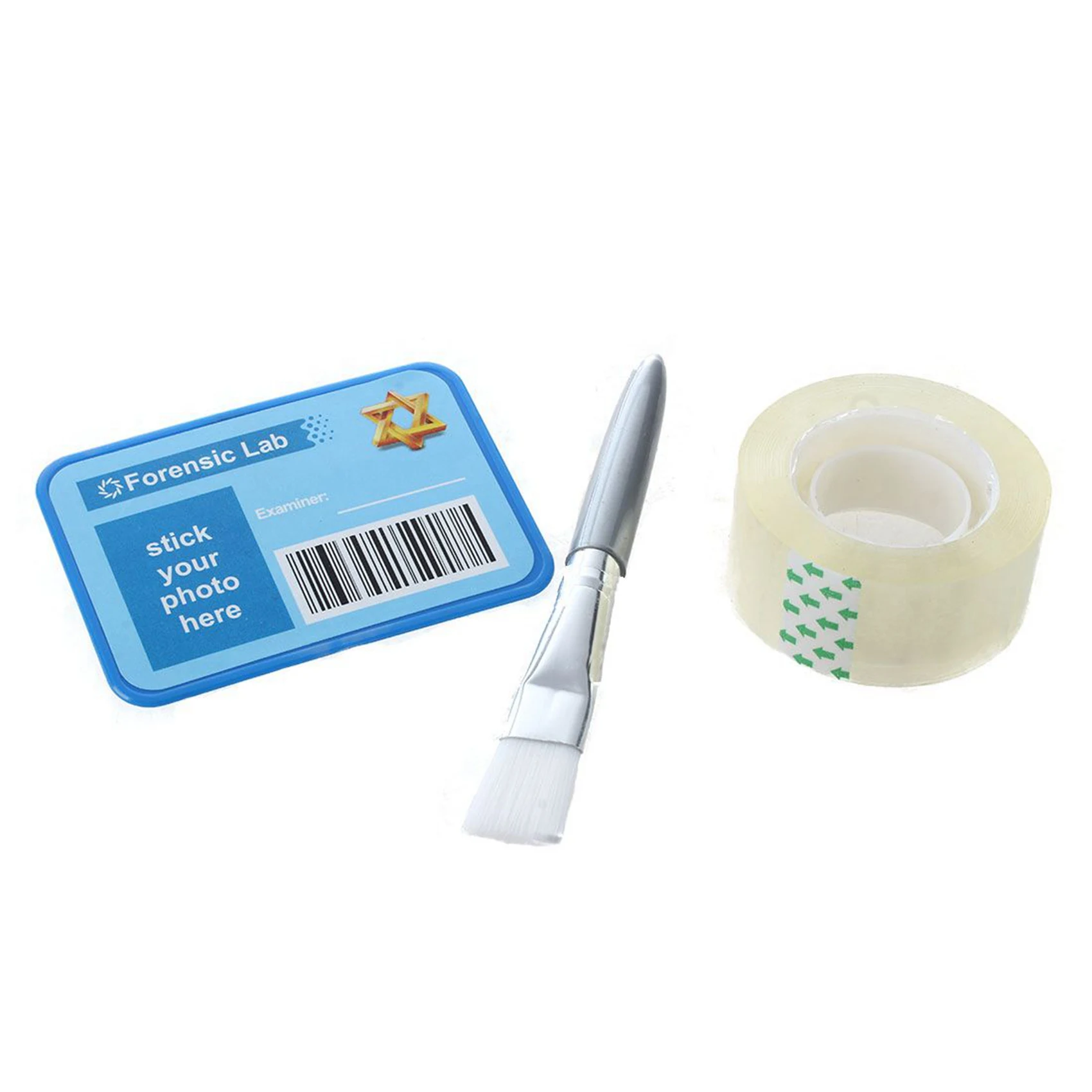 ABWE-2X conjunto de impressão digital experimentos de detetive com almofadas de carimbo escova de lupa