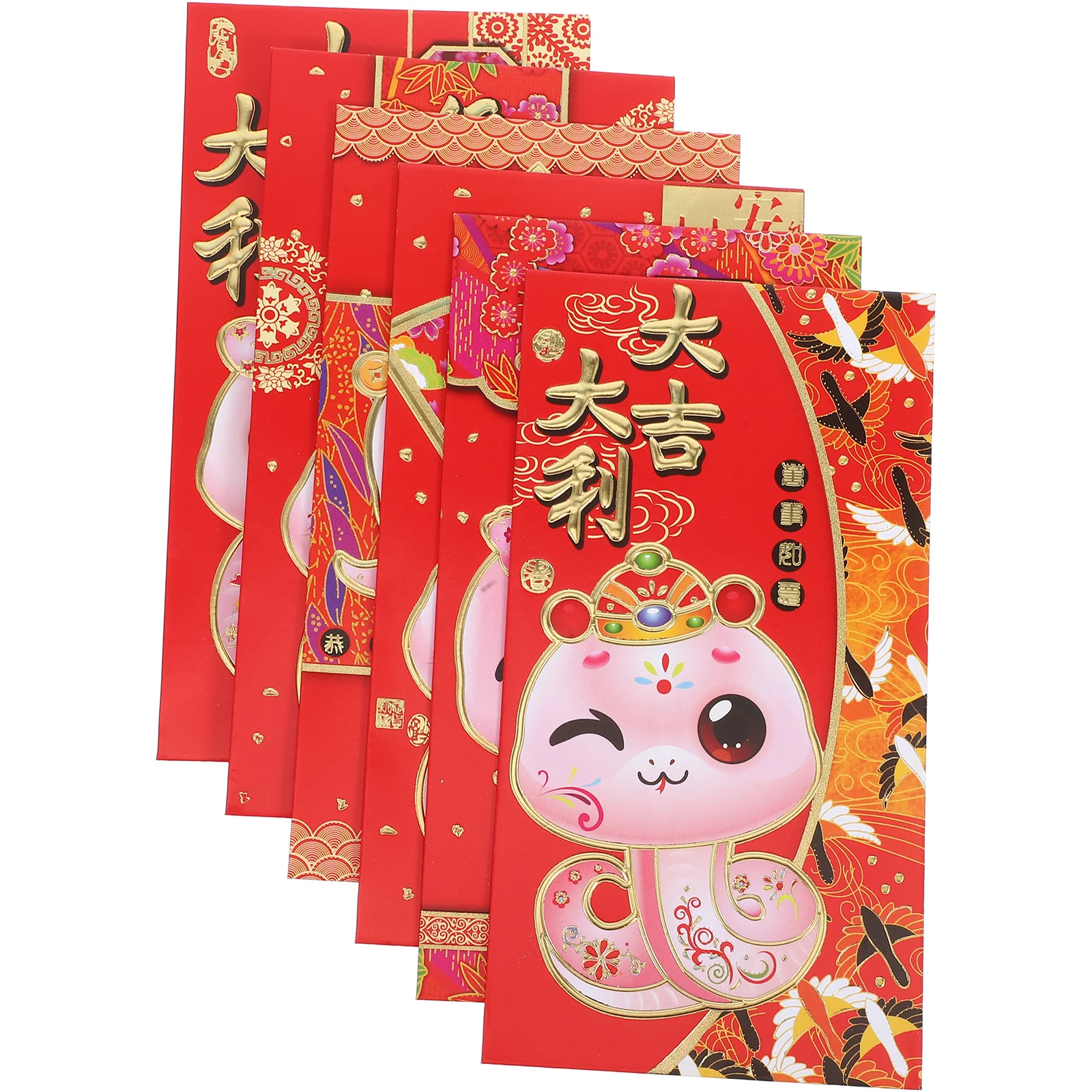 

30 Pcs Chinese New Year Red Envelope Packet Envelopes for Money Coin Packets Lucky Coins Bags