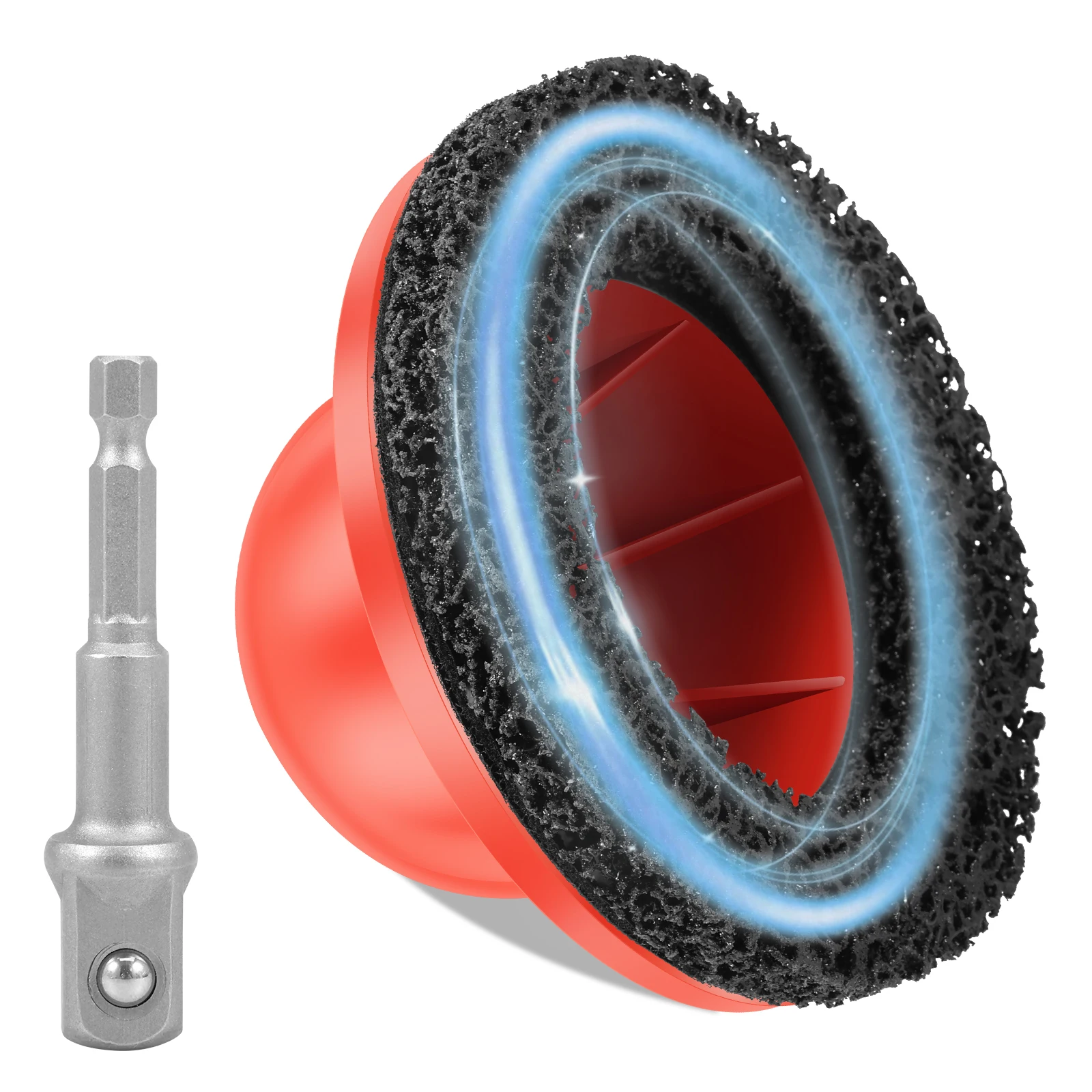 

Wheel Hub Grinder, Cleaning Rotor, Used For Wheel Hub Grinding And Rust Removal/Rim Surface Polishing 1/2'' Connecting Rod