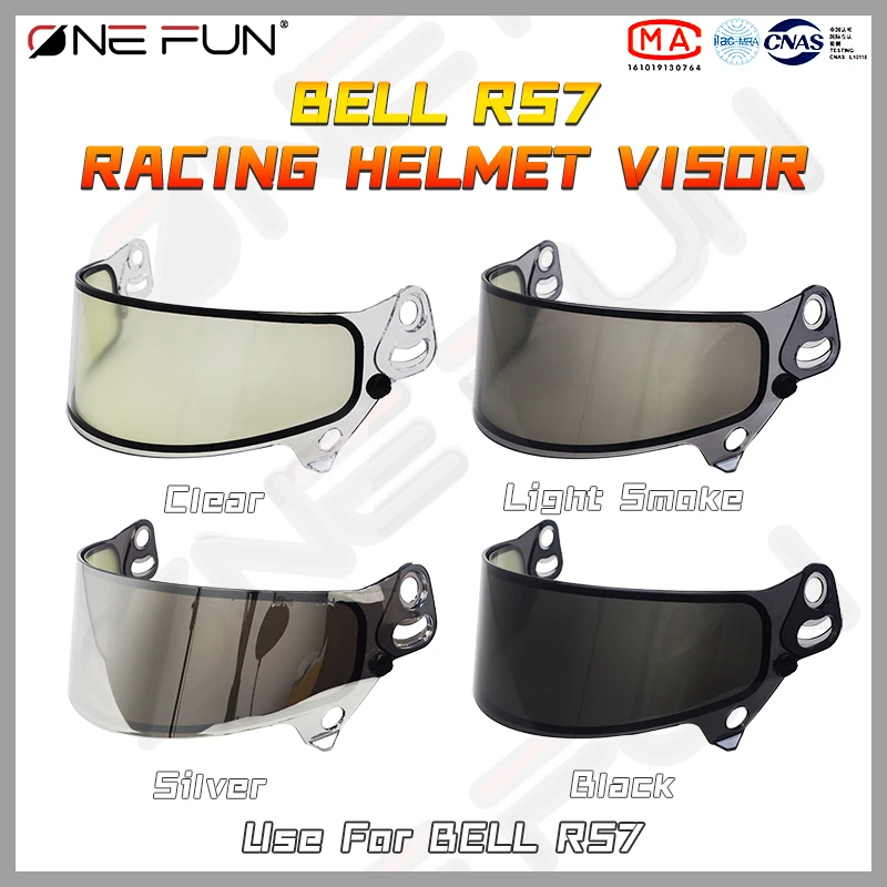 

Color Lens for BELL RS7 RS7 PRO CARBON RS7K GP3 HP7 SE07 Racing Touring Car Helmet Visor Accessories - Replacement Tinted Shield