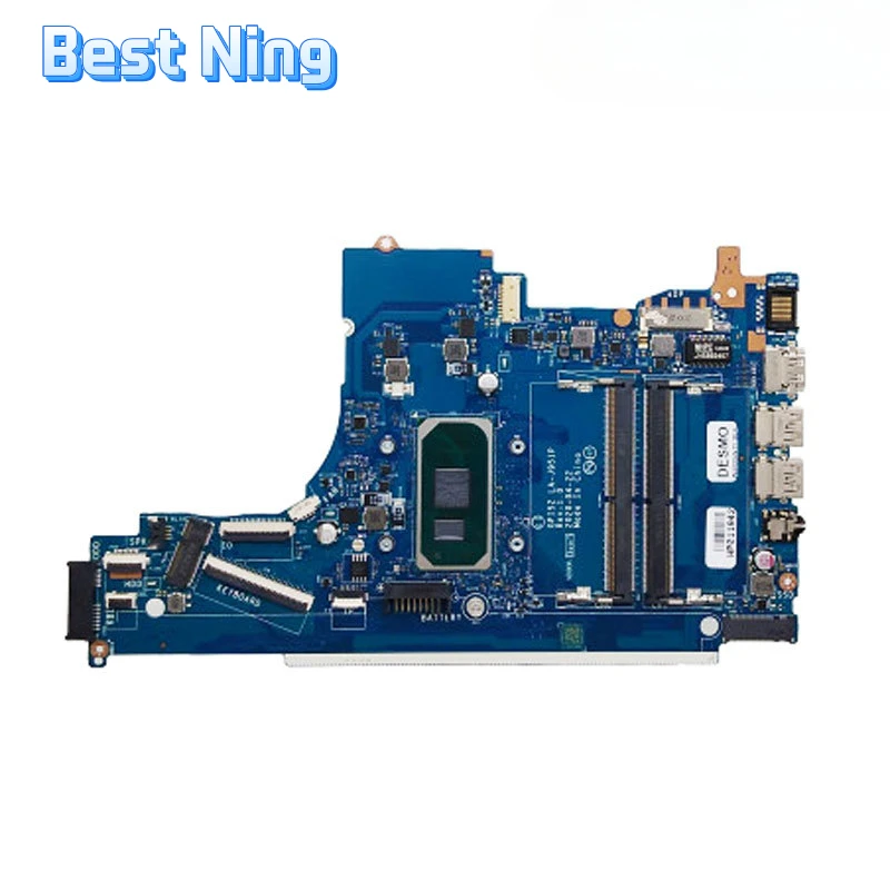 For HP 15-DA 15T-DA Laptop Motherboard LA-J951P Notebook Mainboard CPU I3-1005G1 I5-1035G1 I7-1065G7 UMA