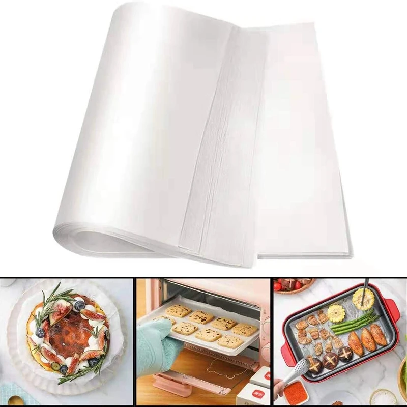 250 Pcs Pre-Cut Parchment Paper,Non-Stick Oil-Absorbing Parchment Paper,Used For Baking,Grilling,Air Fryer,Cakes,Etc