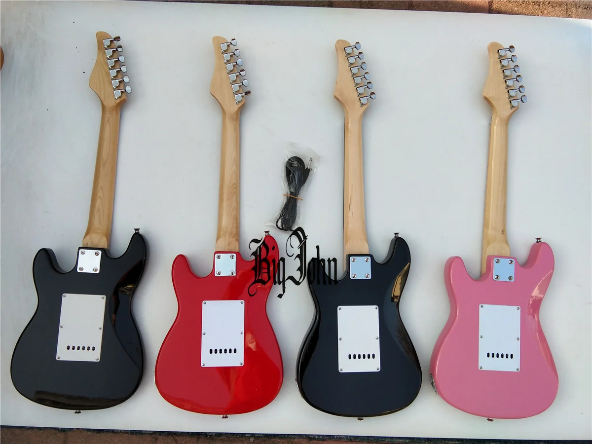 Mini Single wave Electric Guitar,Ash body For Children Maple/rosewood Fingerboard  BJ-378 379 381 380