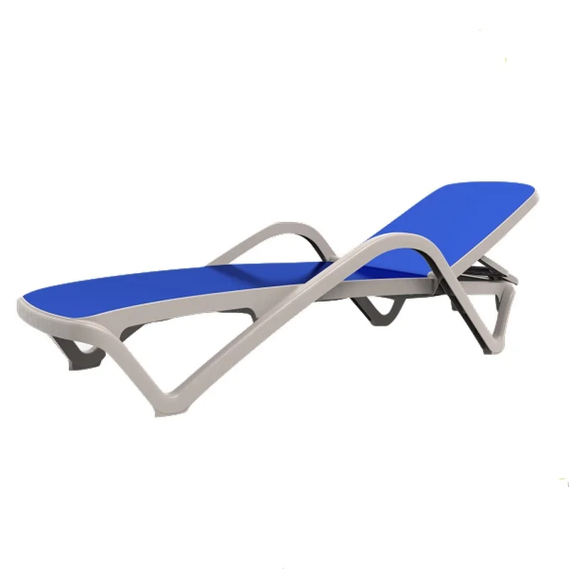 

Portable and Foldable Outdoor Lounge Chair Waterproof and Sunscreen Beach Chair Bed Set for Pool Courtyard Beach Use