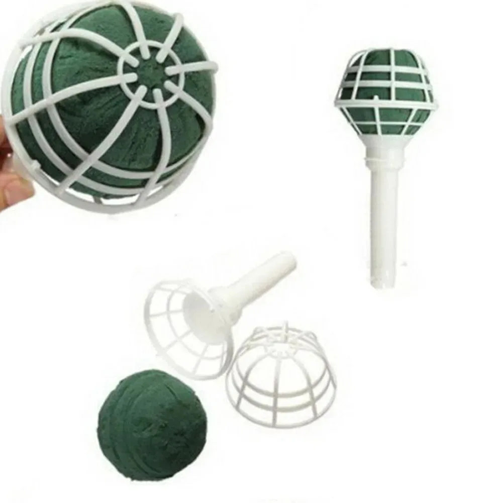 1/3 قطعة 18 سنتيمتر الزفاف ورود للزينة باقة حامل رغوة الأخضر DIY بها بنفسك الأزهار مقبض قاعدة قوس العرض لوازم الحفلات ذاتية الصنع #4