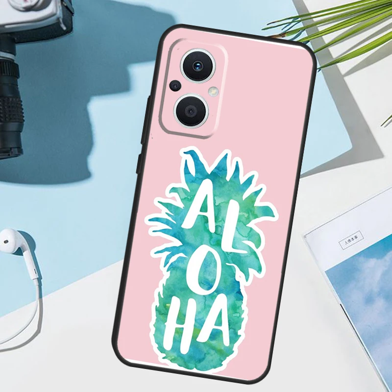 حافظة ألوها بيتش لايف هاواي لهاتف OPPO رينو 12F 12 13 11 F 8T 7 8 10 Pro OPPO Find X8 X6 Pro X3 X5 Lite غطاء هاتف #3