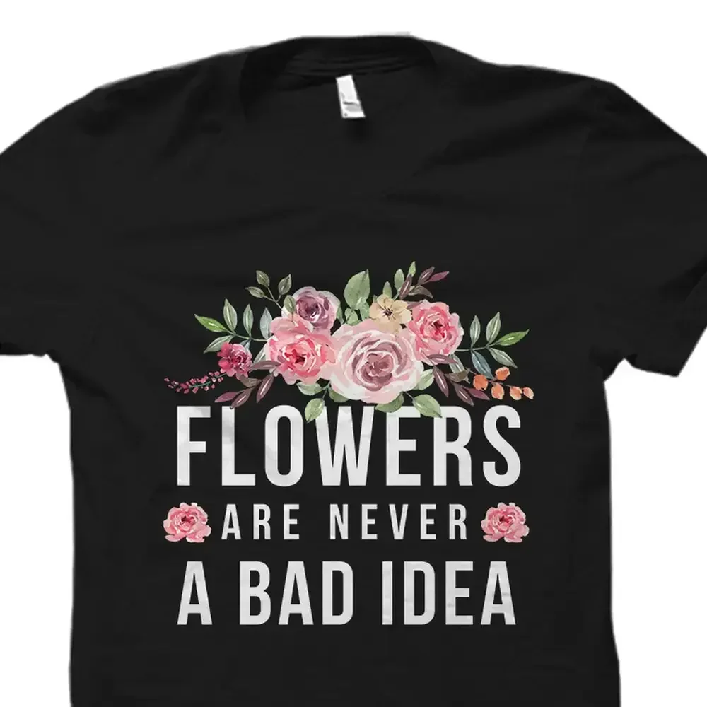 

Цветочная футболка Магазин Цветы Флорист Любитель Флористический Владелец Os3273