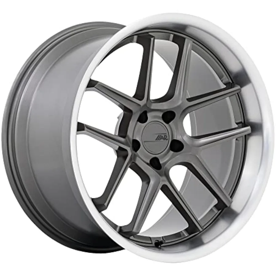 

AR942 BISHOP 20X12 5X115 6.74 6 мм Матовый цвет Gunmetal с обработанным кромкой ободом