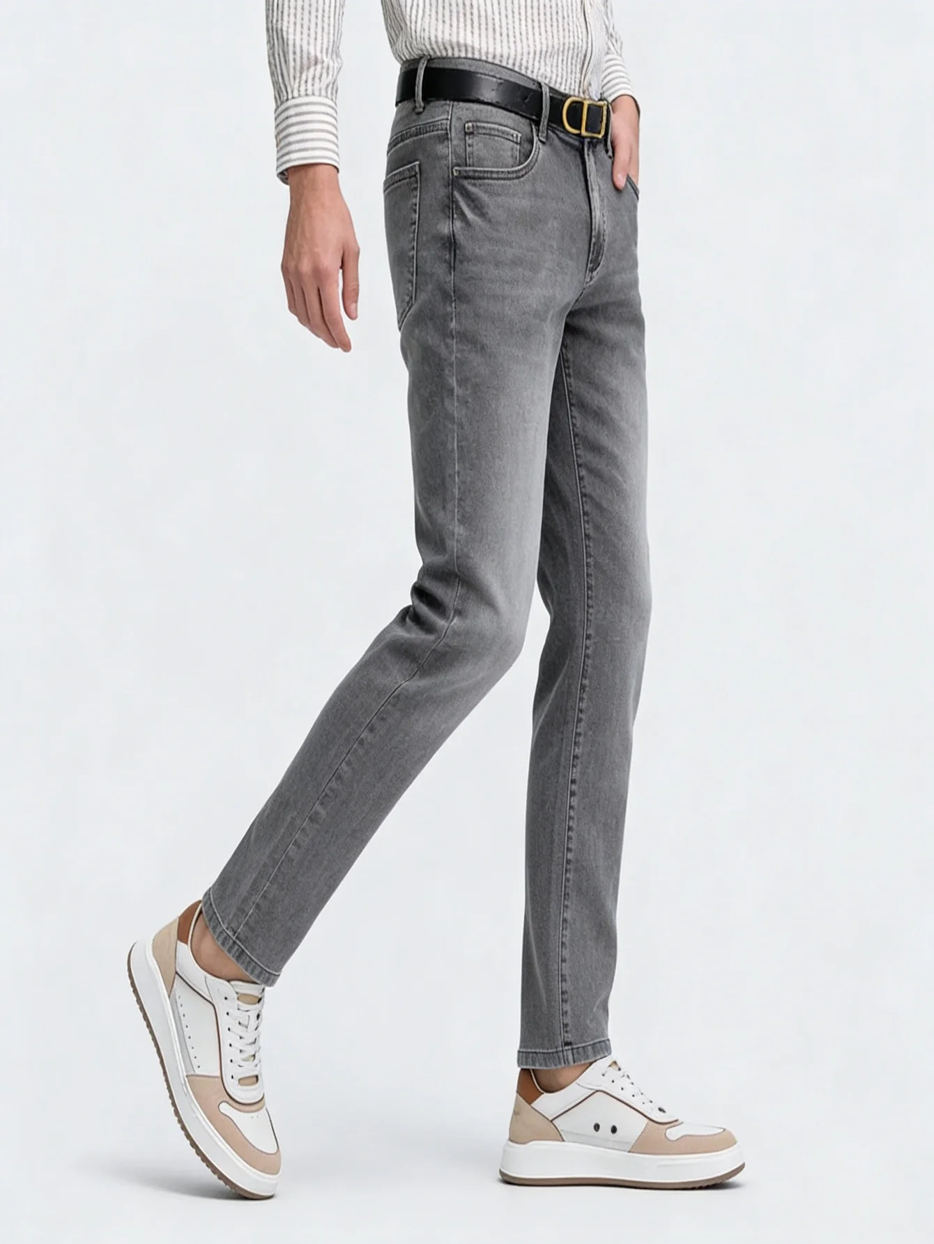 

Мужские и женские джинсы серого цвета, облегающие, из денима, в стиле ретро Y2K, для свиданий. Аксессуары и ремни в комплект не входят.