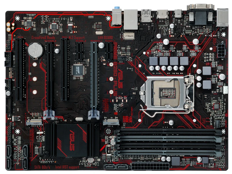 Imagem -02 - Asus-prime Placa-mãe 1151 Intel B250 Ddr4 64gb Pci-e 3.0 M.2 Sata Iii Usb 3.0 Atx Suporta 7ª 6ª Geração Core B250-a