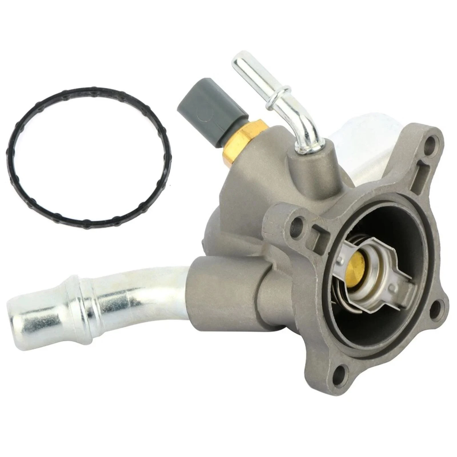 1Pc For Jeep 5047772AB Engine Coolant Thermostat Housing Assembly Replacement For Chrysler 200 For Dodge Dart Car Accessories