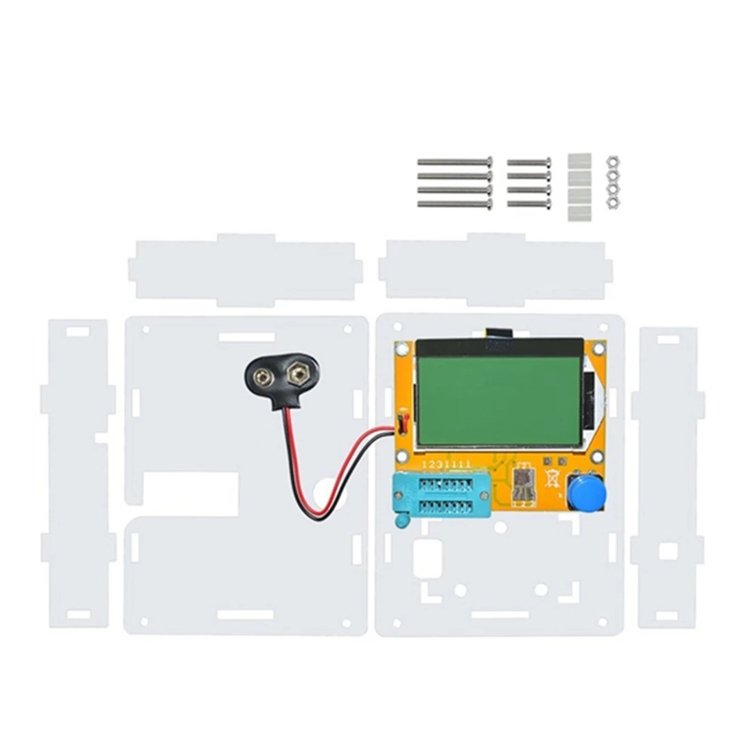 Shell per LCR-T4 ESR Meter Transistor Tester Diodo Triodo Capacità SCR Induttanza Nuovo M12