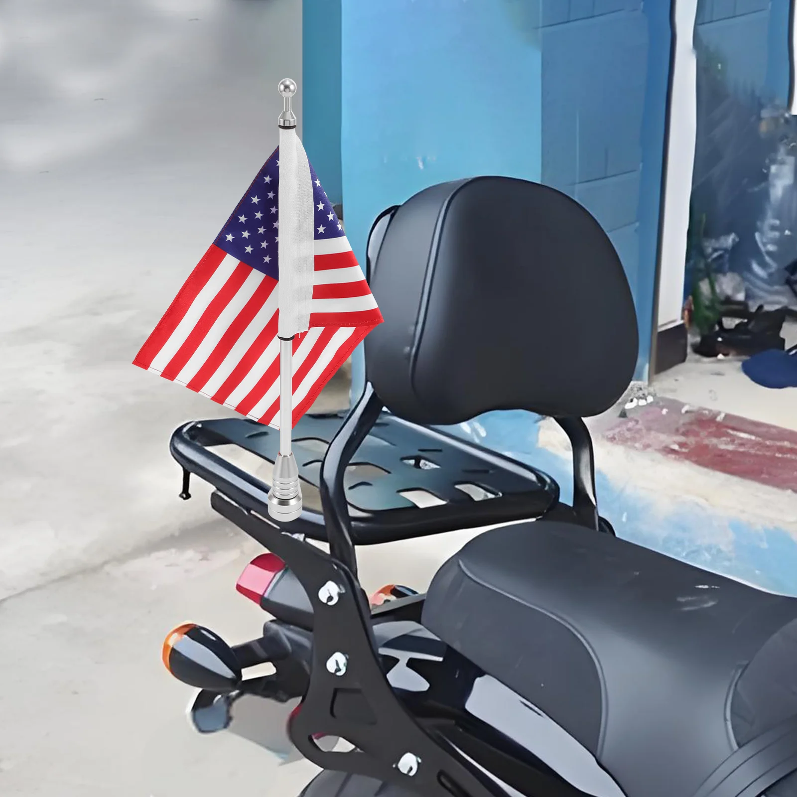 

Flag Pole for Bike Motorcycle Bracket Holder Stylish Appearance Multiple Uses Fine Craftsmanship Riding Accessory