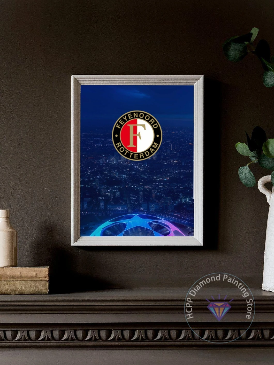 F-Feyenoord R-Rotterdam F-Football Logo Diamond Painting Kit Embroidery Cross Stitch Handmade Art Gift Crafts Home Decor Gift